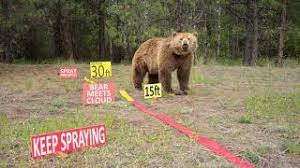 Deploying Bear Spray Be Bear Aware Campaign