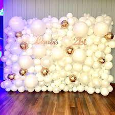 Balloons backdrop free vector we have about (14,511 files) free vector in ai, eps, cdr, svg vector illustration graphic art design format. Gold And White Balloon Backdrop Novocom Top