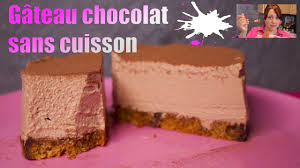 Gateau Au Chocolat Sans Cuisson Youtube
