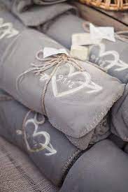 Snuggle by the fireplace or use for outdoor events. 30 Favor Ideas From Real Weddings Wedding Favors Fall Winter Wedding Favors Unique Wedding Favors