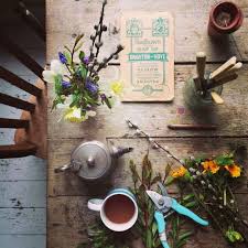 Photo Dreaming In Blue Zeit Fur Kaffee Garten Blumen