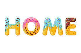 Donut Cartoon Home Biscuit Bold Font Donut Cartoon Bold Fonts Candy Logo