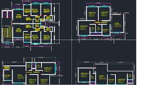 Custom set colors, textures, furniture easily design floor plans of your new home. Floor Plans Of 1 2 3 Bhk Flats Cad Files Dwg Files Plans And Details