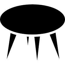 Round Table Free Vector Icons Designed By Catkuro In 2020 Vector Icon Design Icon Design Vector Icons
