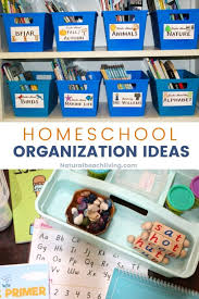 Whether you homeschool in the dining room, kitchen, basement, office, etc., these homeschool room ideas will help you make the most of your space. The Best Homeschool Organization Ideas That Work For Everyone Natural Beach Living