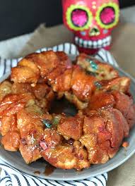 Well, this monkey bread is no different. Leftover Halloween Candy Monkey Bread Dash Of Evans