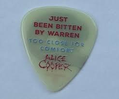 ALICE COOPER GUITAR PICK 2023 TOUR WITH WARREN HAYNES OF THE ALLMAN  BROTHERS