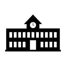 School Icons Elementary School High Vector Time Primary Highschool Institution Building Education Symbol Flag Unive In 2021 School Icon Background Banner Location Icon