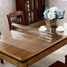 Etechmart Clear Pvc Table Top Protector 1 5mm Thick Multi Size 24 X 48 Inches Review Table Cloth Coffee Table Glass Table