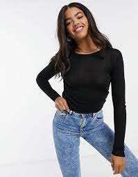 Check spelling or type a new query. Pimkie Fine Knit Jumper In Black Asos