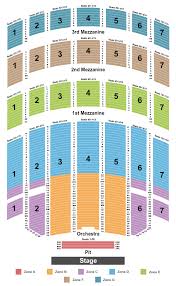 Radio City Music Hall Seating Chart New York