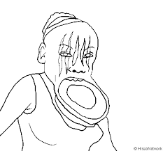 We have picked the best coloring games which you can play online for free. Woman With Stretched Lip Coloring Page Coloringcrew Com