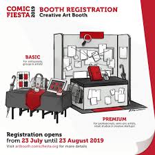 But you're advised to come early and get ready for massive queues. Comic Fiesta On Twitter Artbooth Registration For The Largest Acg Event Of The Year Comic Fiesta 2019 Is Now Open This Year S Artbooth Registration Features 3 Categories So Go Through The Rules