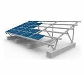 Aluminium Aluminum Solar Structure, Bearable Wind Speed: 130 Kmph