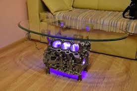 Man Cave Table What Is The Top Speed Of This Coffee Table Garage Ideas Man Cave Workshop Organization Org Engine Coffee Table Man Cave Table Furniture