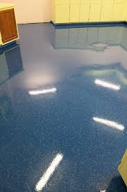 3 Coat 30 Mil Epoxy Flooring System Deep Blue With Light Broadcast Of 621 Color Flakes From Chips Unlimit Epoxy Floor Epoxy Floor Designs Garage Floor Paint