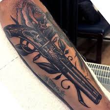 The reason for this is because guns are longer than they are tall. Top 77 Pistol Tattoo Ideas 2021 Inspiration Guide