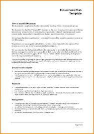 Simple Business Plan Template Word
