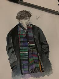 I want to frame it. Kim Taehyung Painting By Raisa Ratri