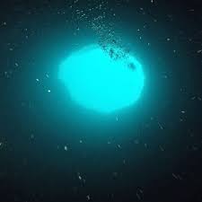 scientists flock to mysterious 'blue