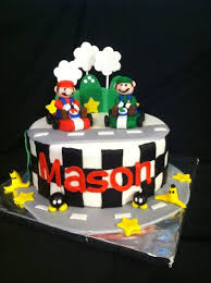 For this mario birthday cake, i made an 8 inch all butter madeira cake, split it and filled it with vanilla buttercream and jam. Mario Kart Birthday Cake Cake By Christy Mcclure Cakesdecor