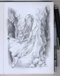 Emotions And Expressions In Drawings Beauty Art Drawings Painting Art Projects Nature Art Painting
