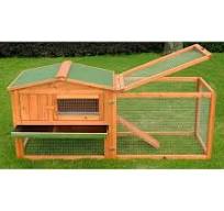 Rabbit Cage Indoor PawHut 62" Wooden Rabbit Hutch - Outdoor Bunny Cage With  Run & Wheels Guinea Pig Cage