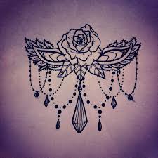 Sternum Tattoo Sketch Sternum Tattoo Design Tattoos Lace Tattoo
