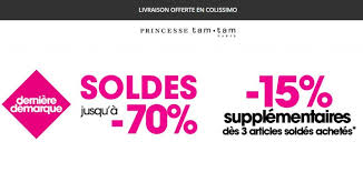 Outre le code de réduction, qui donne un avantage en % ou en € sur votre commande, il est également possible de bénéficier d'autres avantages. Dernier Jour Soldes Princesse Tam Tam De 50 A 70 Livraison Gratuite Bons Plans Malins