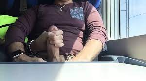 Handjob and cum on the train | xHamster