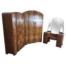 Art Deco Burr Walnut Bedroom Suite By Grange Furnishing Stores London From A Unique Collection O Vintage Bedroom Sets Art Deco Sideboard Art Nouveau Bedroom