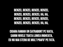 Satra B E N Z Benzei Versuri Lyrics Youtube