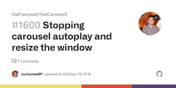 Stopping carousel autoplay and resize the window · Issue #1600 ...