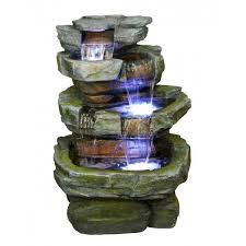Fuente Resina Tajo Home Decor Water Fountain Outdoor Decor