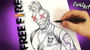 Imprimir y colorear free fire. Como Dibujar Al Senor Neon De La Incubadora Espina Espiga De Free Fire How To Draw Neon Ridge Youtube