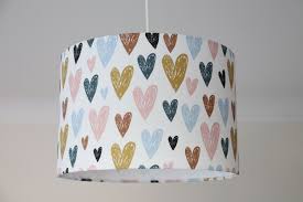 Lampshade Nursery Ceiling Lamp Hearts Children S Lamp Children S Lamp Nursery Lamp Girl Childrens Lamps Nursery Lamp Girl Ceiling Lamp