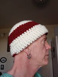 Done. Leftover yarn and made up pattern