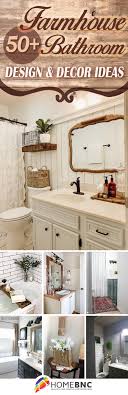For a modern farmhouse bathroom with an authentic soul, try to incorporate reclaimed, vintage and antique items whenever possible sourced. 50 Best Farmhouse Bathroom Design And Decor Ideas For 2021