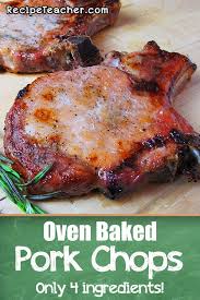 Oven Baked Bone In Pork Chops Recipe Pork Chop Recipes Baked Easy Pork Chop Recipes Pork Chop Recipes Crockpot