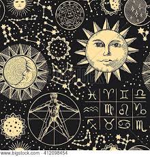 With the increase in technology & incredible exploratory advancements in the last 100 years, astronomers & science have discovered all sorts of new and awesome signs in the sun, moon and stars. Seamless Pattern Vector Photo Free Trial Bigstock