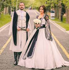 Instagram Photo By Georgian Brides Weddings May 27 2016 At 5 23am Utc Wedding Outfit Muslimah Wedding Dress Traditional Wedding Attire