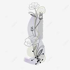 Enclose the central petal of the lotus flower. Black Cartoon Line Drawing Flowers Lotus Fresh Flowers Petal Png Transparent Clipart Image And Psd File For Free Download