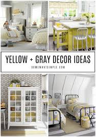 The walls are a dark gray, which is more modern. Yellow And Gray Decorating Ideas 20 Spaces Somewhat Simple