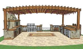 outdoor kitchen plans, backyard gazebo