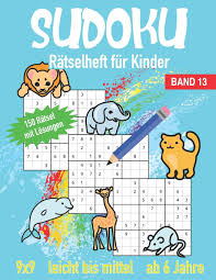 Rätselecke mit vorlagen zum ausdrucken. Sudoku Ratselheft Fur Kinder Ab 6 Jahre Leicht Bis Mittel Band 13 150 Ratsel Mit Losungen Im 9x9 German Edition Euler Sabine 9798644189038 Amazon Com Books