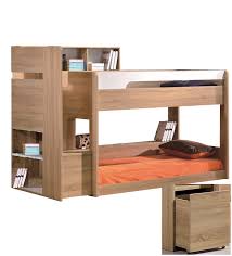 This bunk bed will take you one day to build, cost less than $500, and is easy to moderate. Zegna Single Bunk Bed With Stairs Drawer Storage White And Oak Assembly Available Ab Fab Furniture Penrith