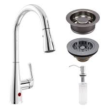 Kitchen soap dispensers can be a practical and convenient addition to your kitchen, making it easy to pump out hand or dish soap as you perform common one of the best accessories you can add to your sink is a touchless soap dispenser that can be activated with the wave of a hand if your hands. Touchless Soap Dispenser Kitchen Faucets Kitchen The Home Depot