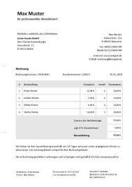 Rechnungsvorlage Fur Privatpersonen Rechnungsvorlage Rechnung Vorlage Online Schreiben