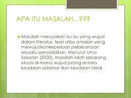 Apakah lima elemen dalam bahagian pernyataan masalah? Pernyataan Masalah