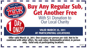 Get 50% off flower delivery promo codes and coupon codes for may 2021. Jersey Mike S Promo Code 99 Degree